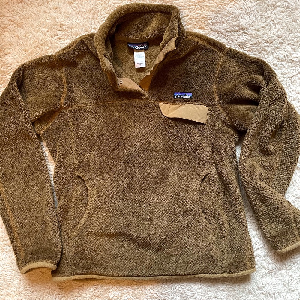 Patagonia Re-Tool Snap Pullover Olive